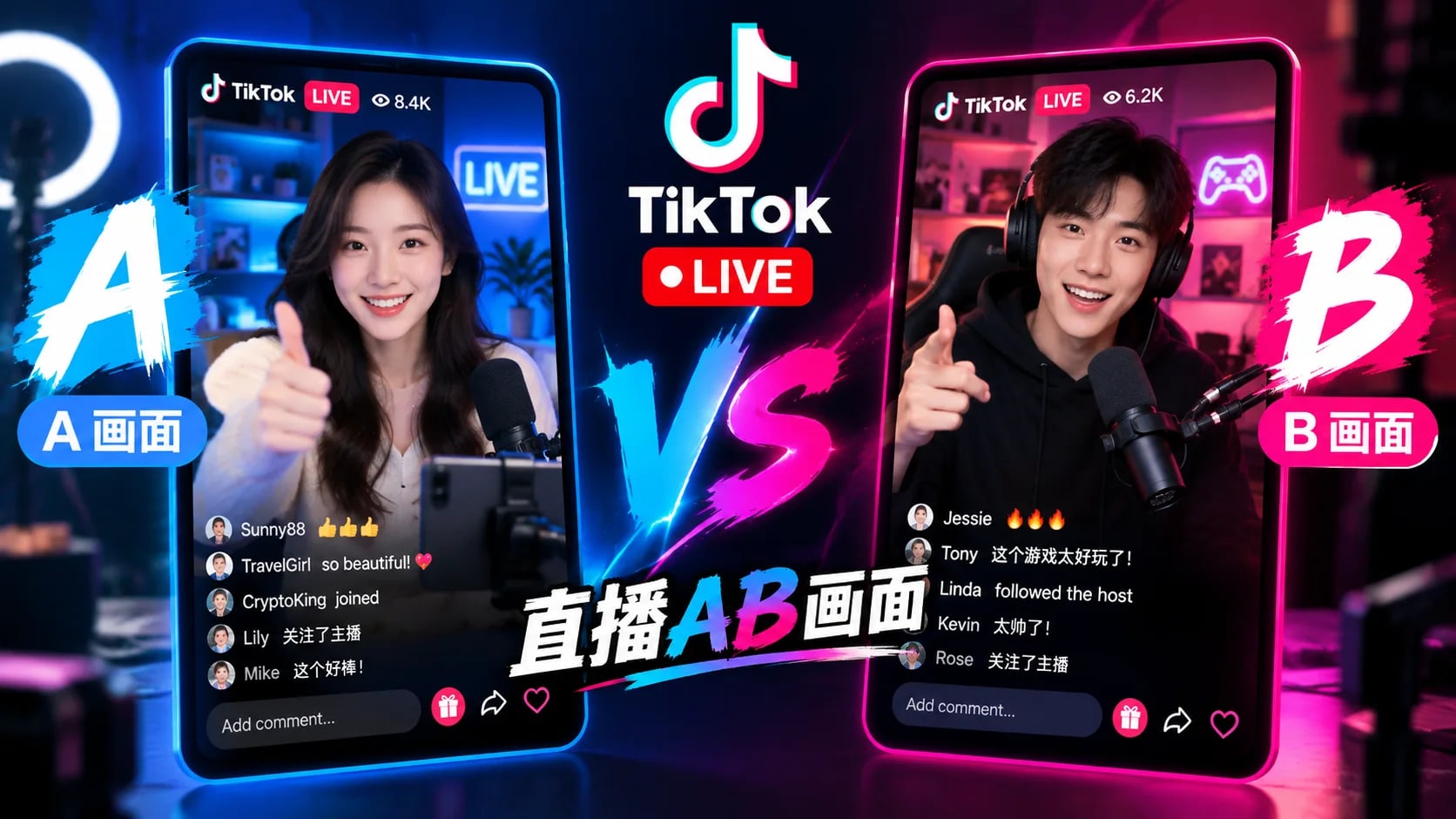 Titok直播AB面